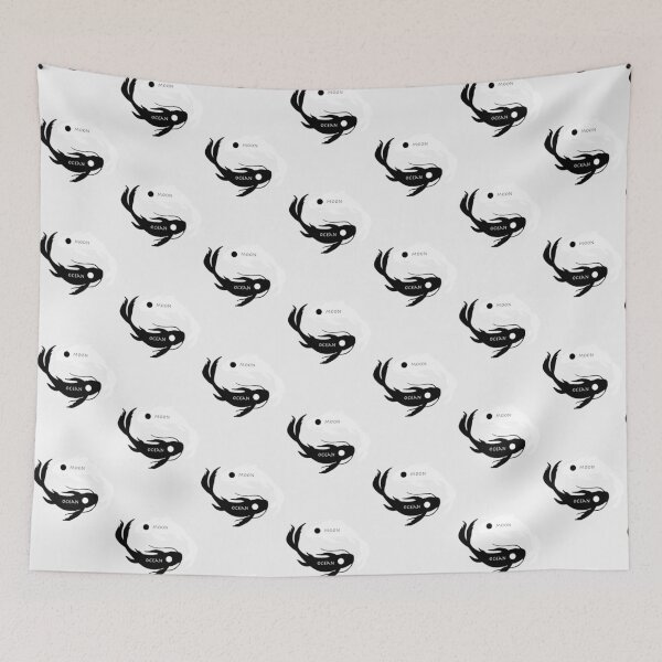 Item preview, Moon & Ocean Spirit Yin and Yang| Perfect Gift designed and sold by ivetteadoa.