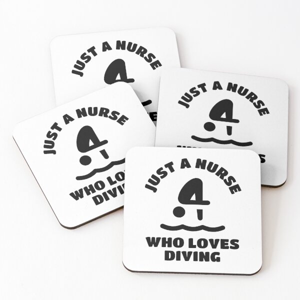Item preview, Just a nurse who loves diving designed and sold by TheGreenGoat.