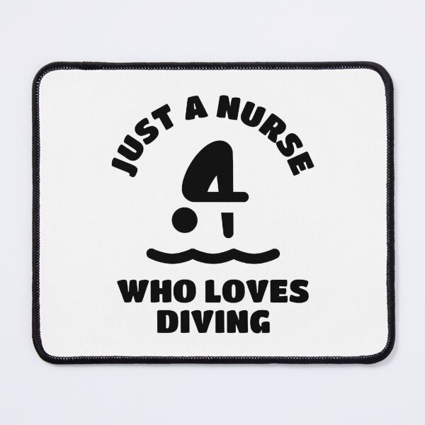 Item preview, Just a nurse who loves diving designed and sold by TheGreenGoat.