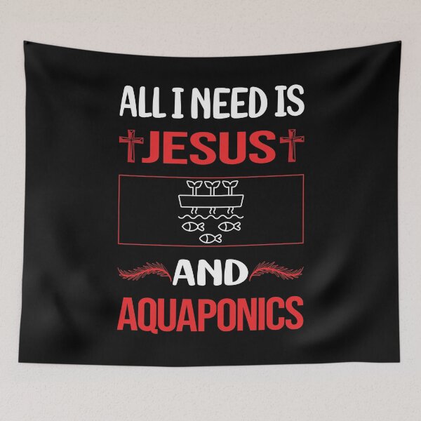 Item preview, Funny Jesus Aquaponics Aquaponic designed and sold by DougPoulos.