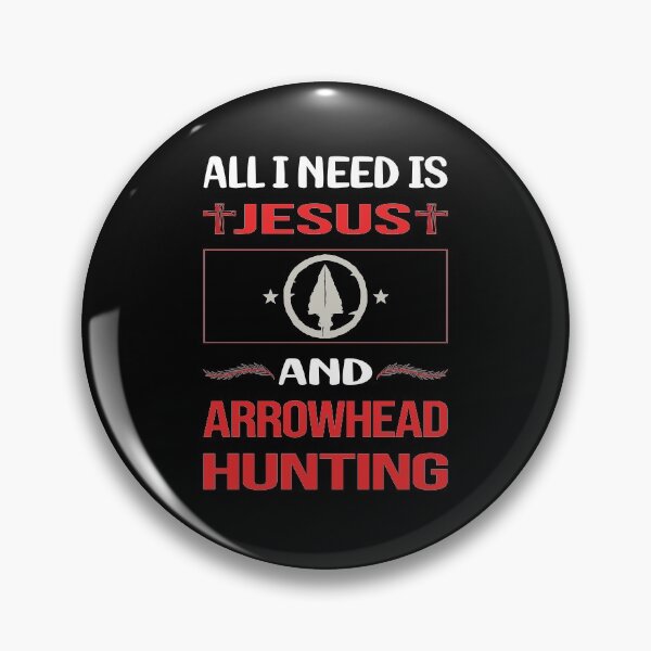 Item preview, Funny Jesus Arrowhead Hunting Arrowheads designed and sold by DougPoulos.