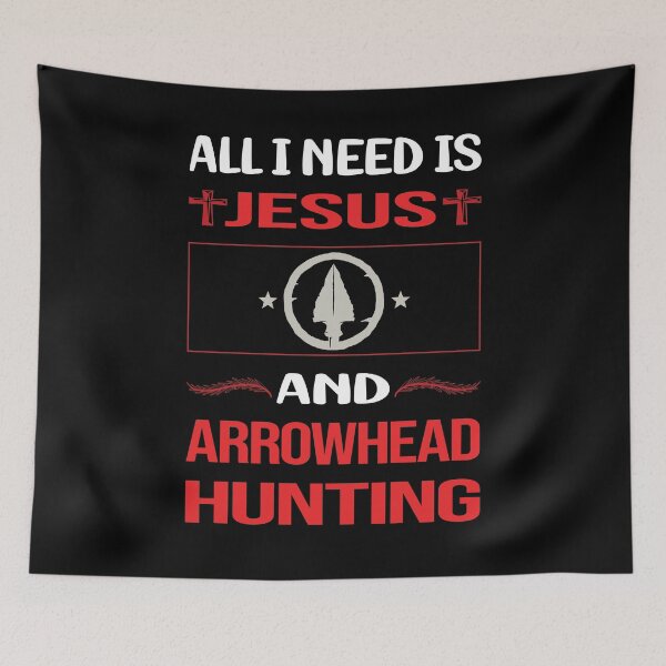 Item preview, Funny Jesus Arrowhead Hunting Arrowheads designed and sold by DougPoulos.