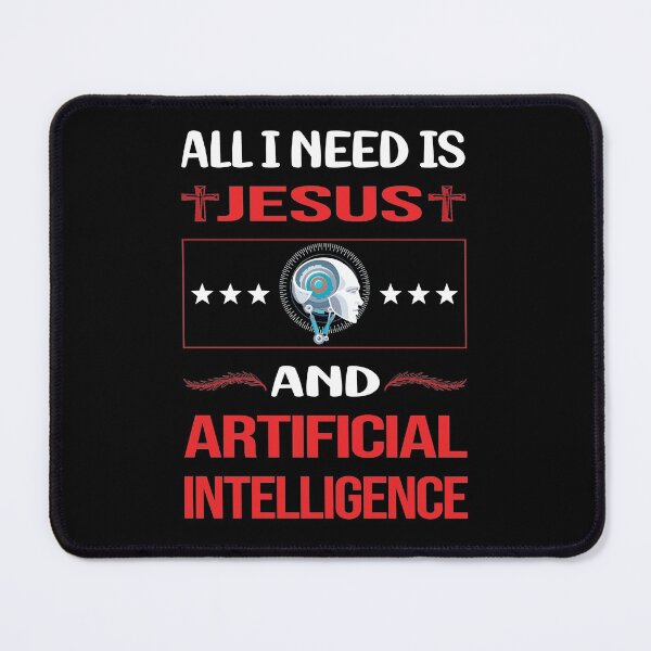 Item preview, Funny Jesus Artificial Intelligence AI designed and sold by DougPoulos.
