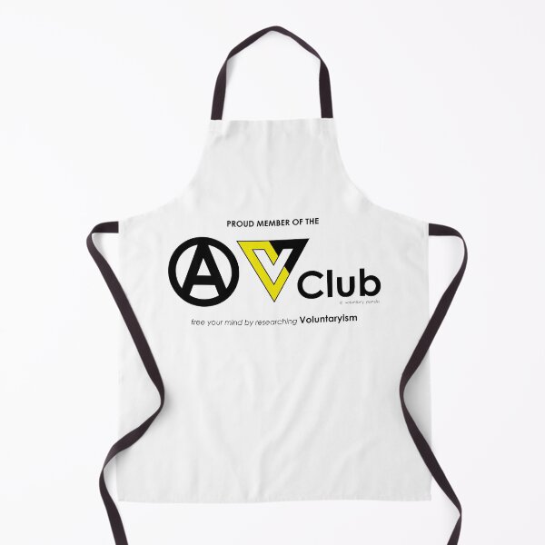 Item preview, A. V. Club (Anarchist/Voluntaryist) designed and sold by VoluntaryPanda.