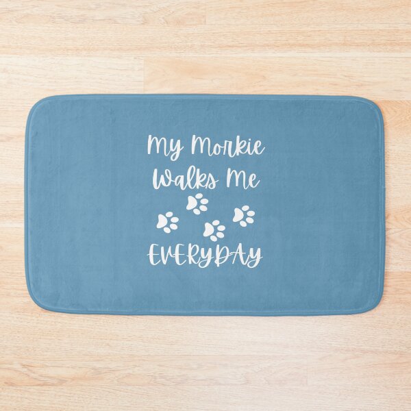 Item preview, My Morkie Walks Me Everyday - Morkie Dog Lover Fun Graphic - Fun Morkie Gifts Classic T-Shirt designed and sold by PDesigns69.