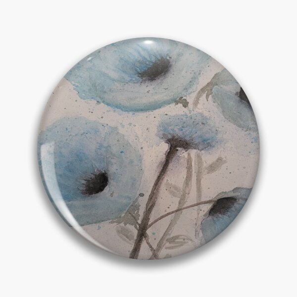 Item preview, Light Blue Flowers designed and sold by Jennifer Yatzeck.