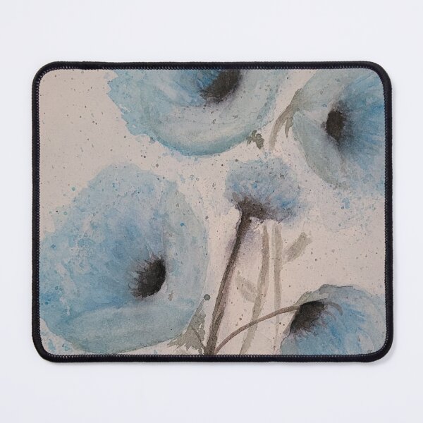 Item preview, Light Blue Flowers designed and sold by Jennifer Yatzeck.