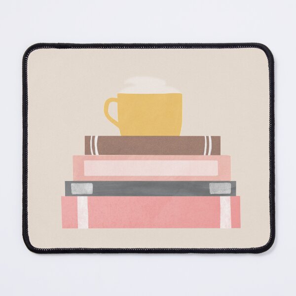 Item preview, Books and Coffee - Bookish Art designed and sold by Homebody Hobbyist.