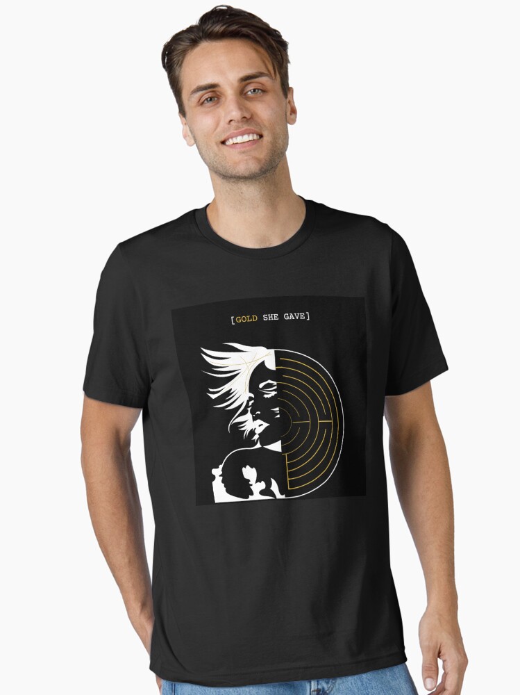 Thumbnail 2 of 7, Essential T-Shirt, Kristian Zenz: GOLD SHE GAVE labyrinth designed and sold by KristianZenz.