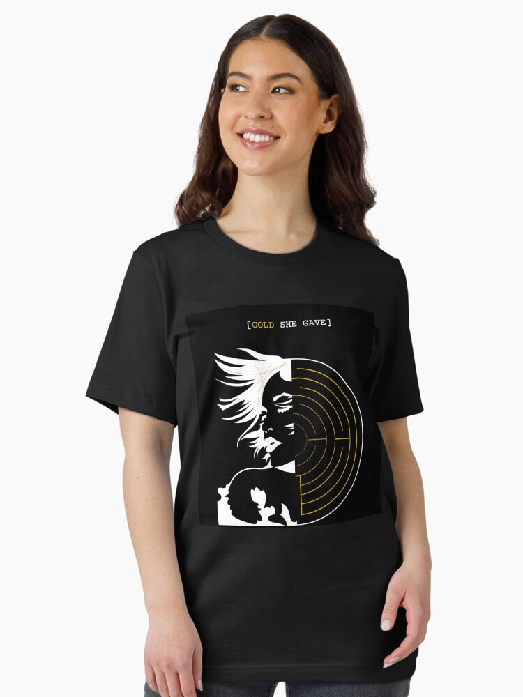 Thumbnail 1 of 7, Essential T-Shirt, Kristian Zenz: GOLD SHE GAVE labyrinth designed and sold by KristianZenz.