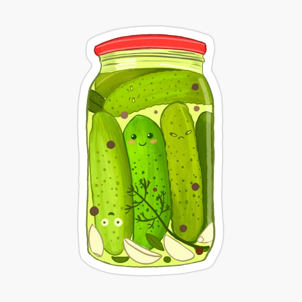Cute Pickle Jar