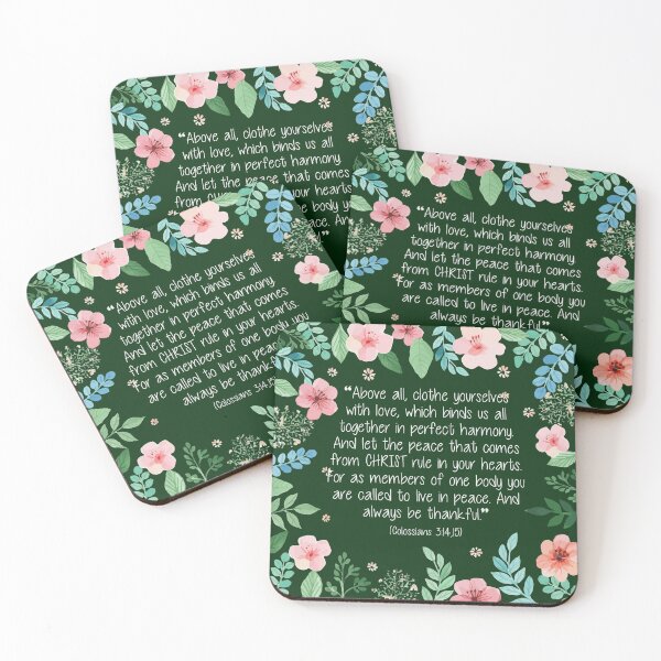 Item preview, Clothe Yourselves With Love Peace Harmony Colossians 3 14 15 designed and sold by teenugs.