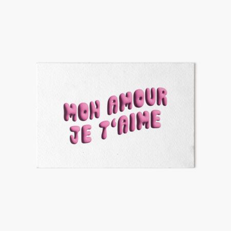 Amour Art Board Prints Redbubble