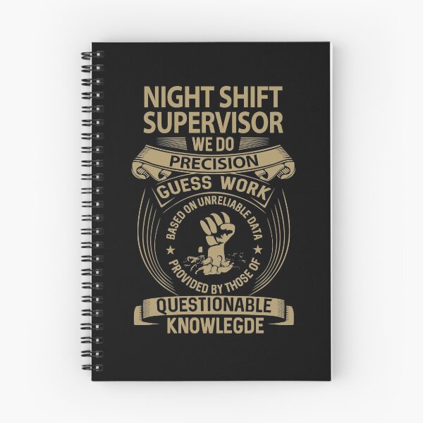 Item preview, Night Shift Supervisor T Shirt - We Do Precision Job Gift Item Tee designed and sold by paneczkopat.