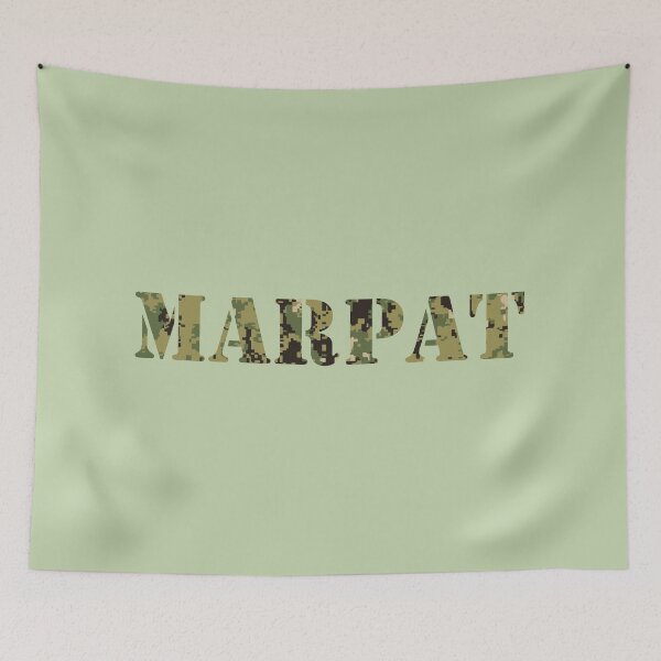 Item preview, Marine Pattern (MARPAT), NWU typeIII AOR-2, digital camouflage pattern swatch. US. Marines, US.navy - text: MARPAT typographic designed and sold by NineJuly.
