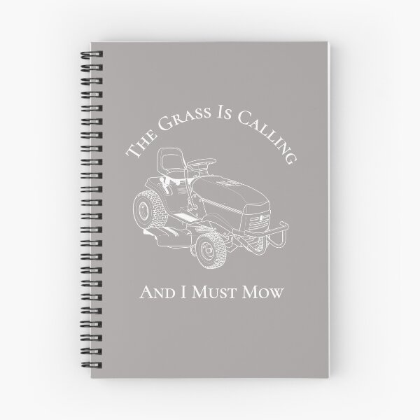 Item preview, The Grass Is Calling And I Must Mow Riding Lawn Mower Design designed and sold by Angela Mello.