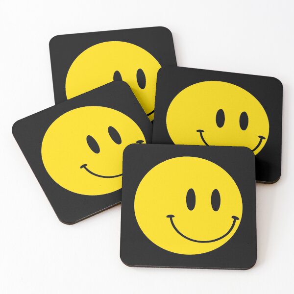 Item preview, Yellow Face | Happy Face | Black designed and sold by HappyFaceCo.