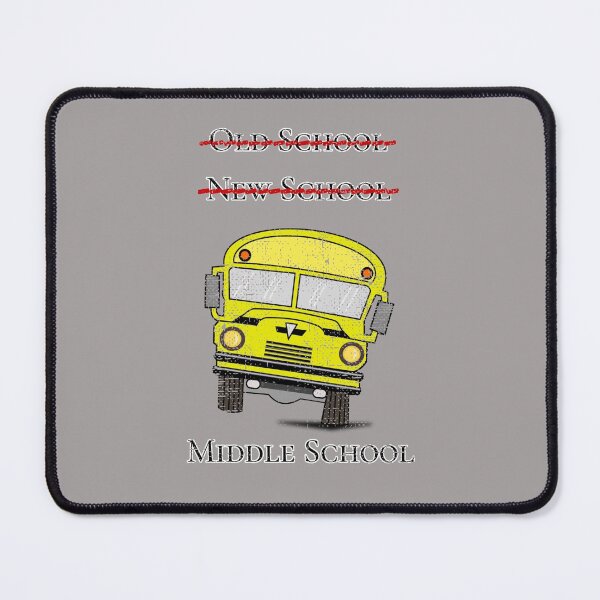 Item preview, Distressed Old School New School Middle School School Bus Design designed and sold by Angela Mello.