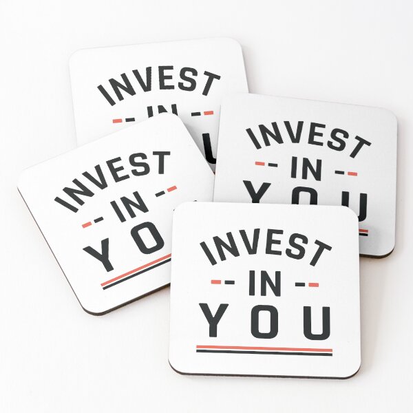 Item preview, Invest In You - Invest In Yourself - White designed and sold by MOONINSPIRATION.