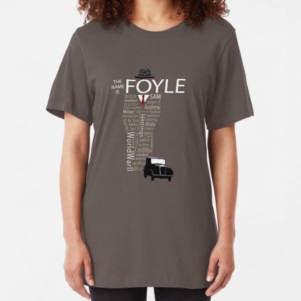 Foyle's War Typography Slim Fit T-Shirt