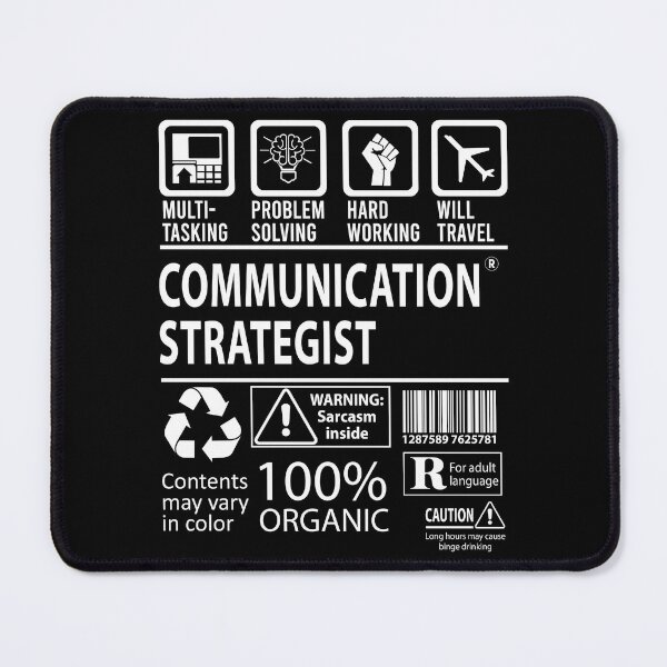Item preview, Communication Strategist T Shirt - MultiTasking Certified Job Gift Item Tee designed and sold by oslandefren.