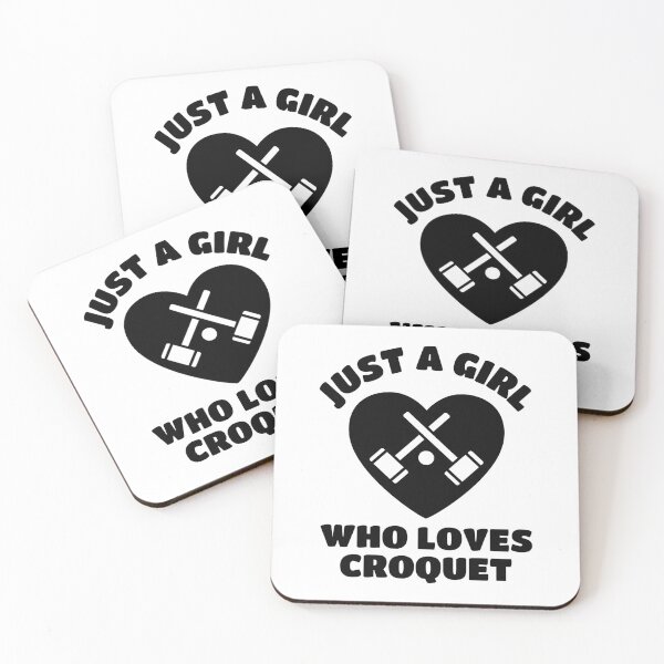 Item preview, Just a girl who loves croquet designed and sold by TheGreenGoat.