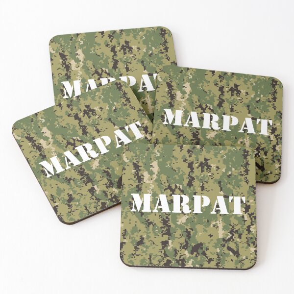 Item preview, Marine Pattern (MARPAT), NWU typeIII AOR-2, digital camouflage pattern swatch. US. Marines, US.navy - text: MARPAT typographic designed and sold by NineJuly.