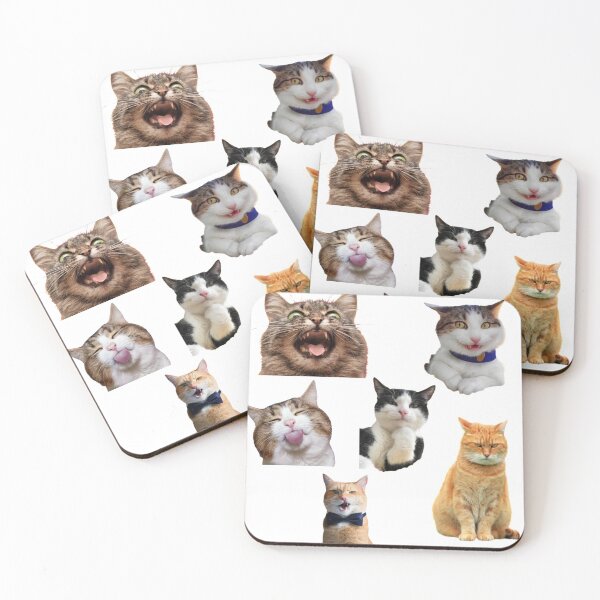 Item preview, Meme Cats Pack of Stickers  designed and sold by SAJAMANIA.
