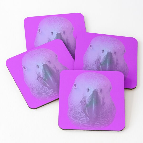 Item preview, African Grey Parrot In Purple  designed and sold by Emma Martinez.