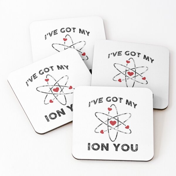 Item preview, I've Got My Ion You, Funny Valentine's day Science Pun designed and sold by MalikaBela.