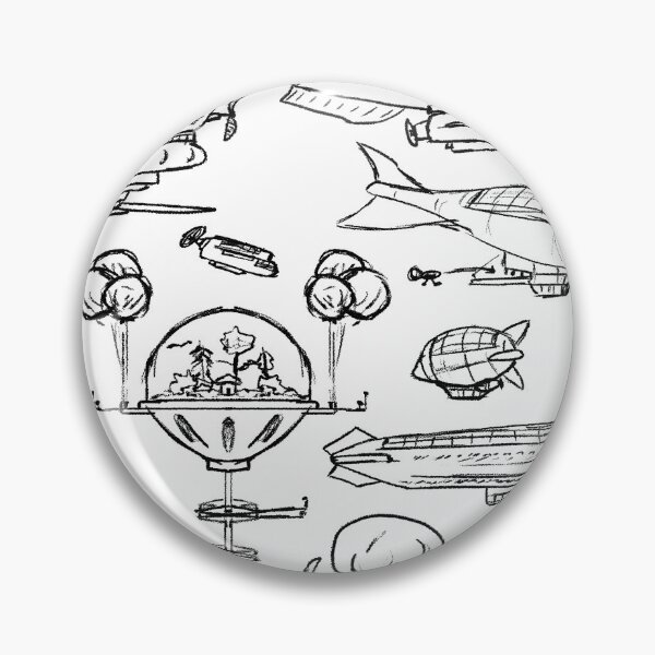 Item preview, Sci Fi Airship Concept Art designed and sold by rltowne.