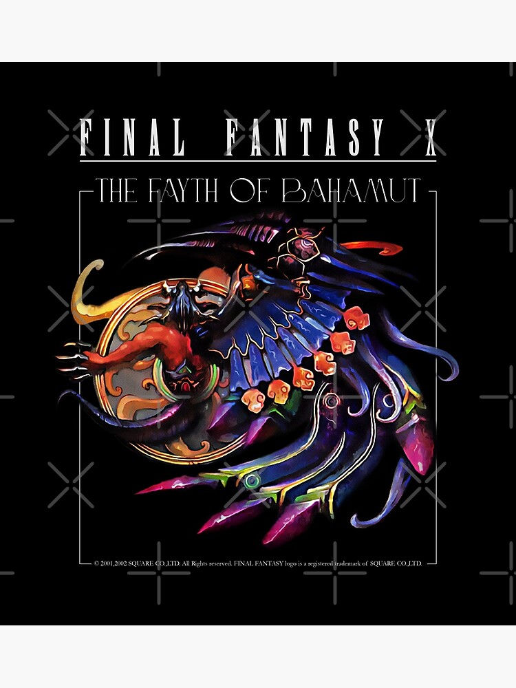 The of Bahamut FINAL FANTASY X" Poster for by NMk Nekoi | Redbubble