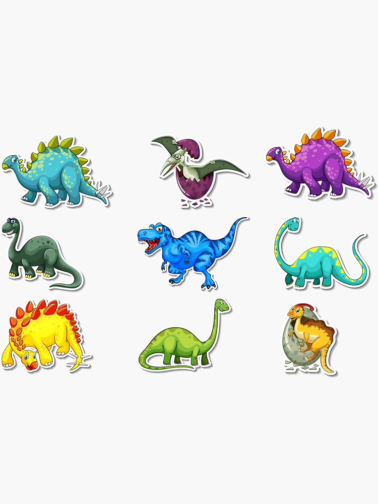 Sticker dinosaur stickers