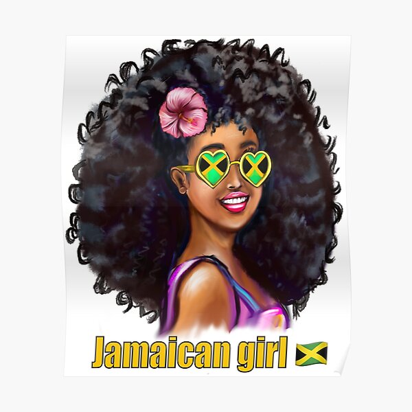 "The best Gifts for black women 2022 Jamaican girl with Jamaican flag