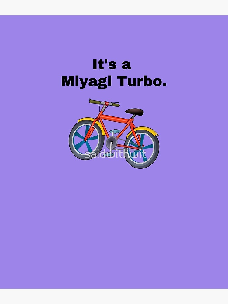 Karate Kid/Miyagi Turbo Photographic Print