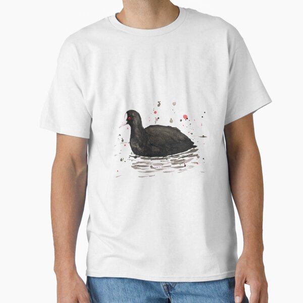 Item preview, An ink drawing of a common coot. designed and sold by Bwiselizzy.