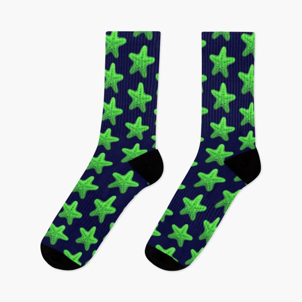 Item preview, Cute Bright Green Starfish designed and sold by PawsitiveMum.