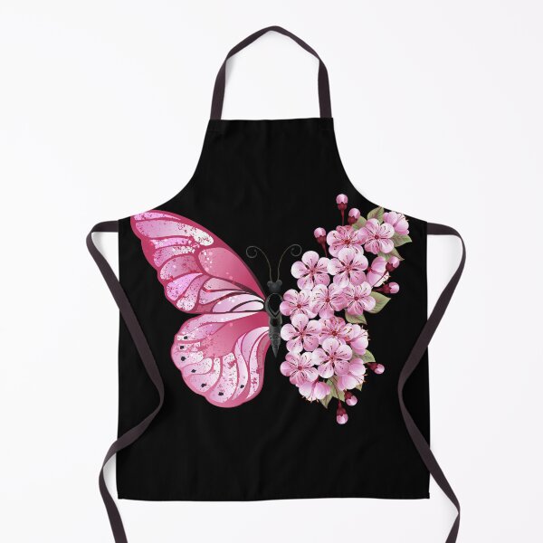 Item preview, Flower Butterfly with Pink Sakura designed and sold by angelusdark.
