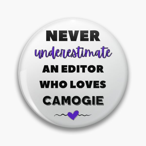 Item preview, Never underestimate a editor who loves camogie designed and sold by TheGreenGoat.