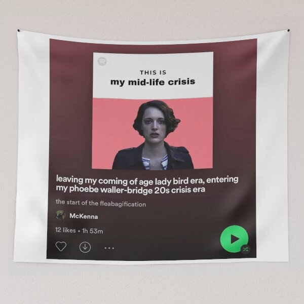 Item preview, Mckenna Spotify Playlist Lady Bird and Phoebe Waller-Bridge designed and sold by Lucy-Goosey-.
