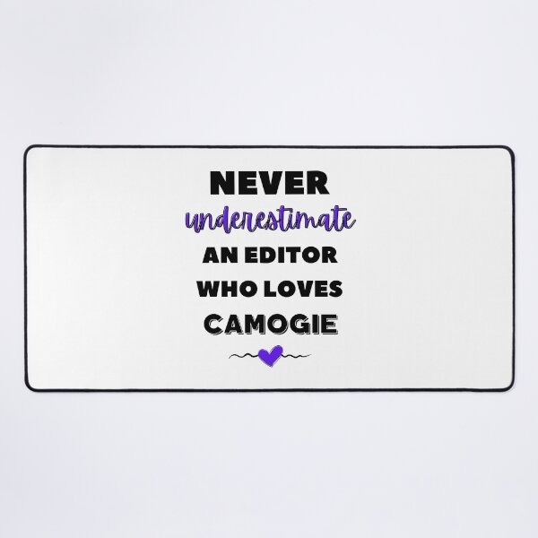 Item preview, Never underestimate a editor who loves camogie designed and sold by TheGreenGoat.