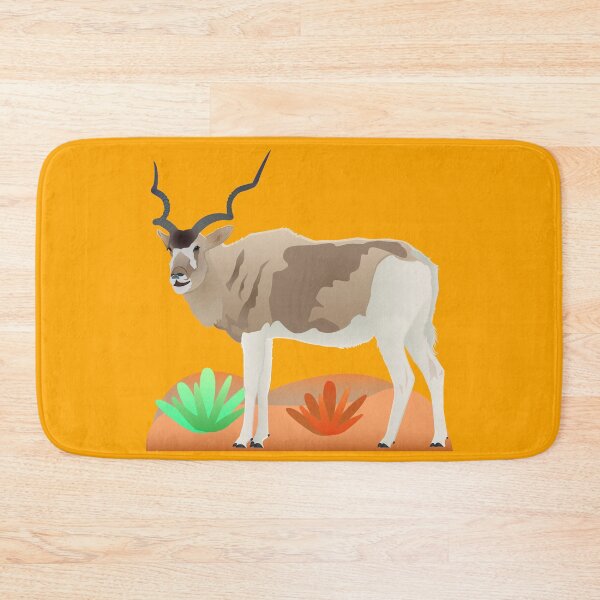 Item preview, Addax and desert wildlife, wild animals art, Bovidae family, sahara desert,  designed and sold by SGS-.