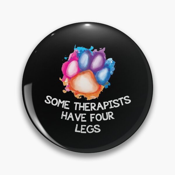 Item preview, Some Therapists Have Four Legs Dog Paws Animal Lovers designed and sold by Dressed For  Duty.