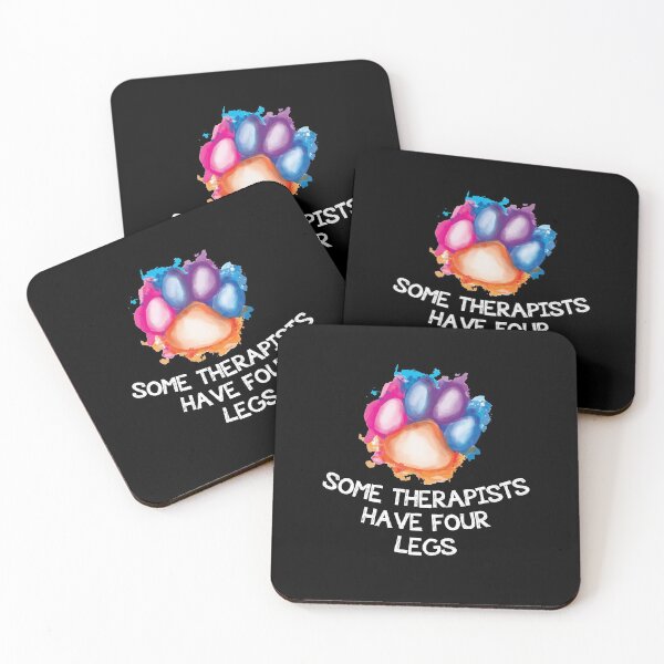 Item preview, Some Therapists Have Four Legs Dog Paws Animal Lovers designed and sold by Dressed For  Duty.