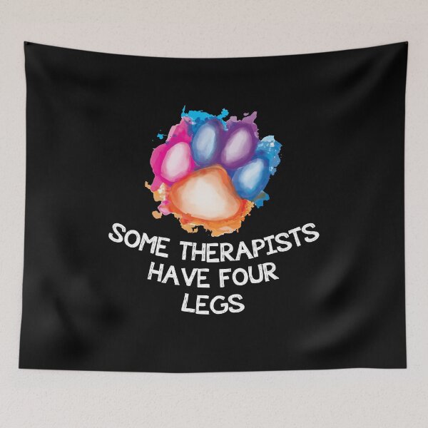 Item preview, Some Therapists Have Four Legs Dog Paws Animal Lovers designed and sold by Dressed For  Duty.