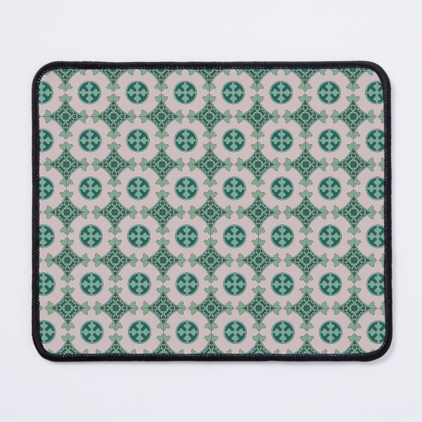 Item preview, Green Lisbon Portugal tile pattern designed and sold by arkantus.