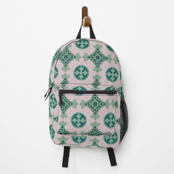 Item preview, Green Lisbon Portugal tile pattern designed and sold by arkantus.