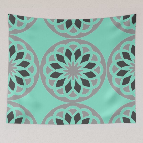 Item preview, Gray Black Circle pattern designed and sold by Moni3572.
