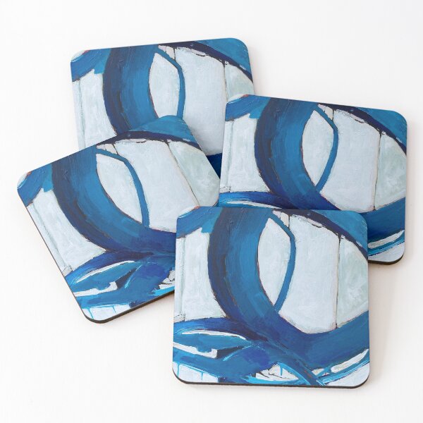 Aperçu de l'œuvre Staccato Bleu Abstrait créée et vendue par Bethbcullen.