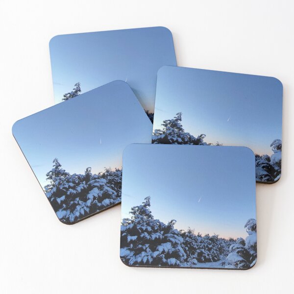 Item preview, Nature photography winter forest sunset designed and sold by Aline22.